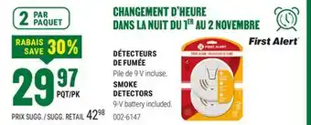 BMR DÉTECTEURS DE FUMÉE offer