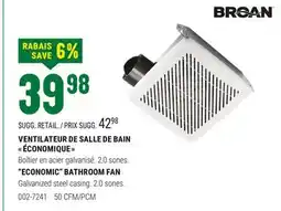 BMR VENTILATEUR DE SALLE DE BAIN  ÉCONOMIQUE  offer