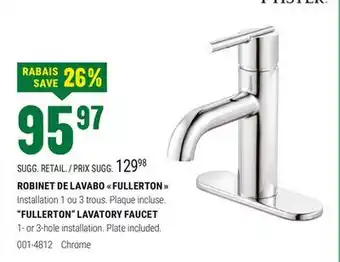 BMR ROBINET DE LAVABO FULLERTON offer