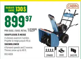 BMR SOUFFLEUSE À NEIGE offer