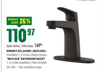 BMR ROBINET DE LAVABO  MATLOCK  offer