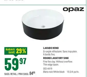 BMR LAVABO ROND offer