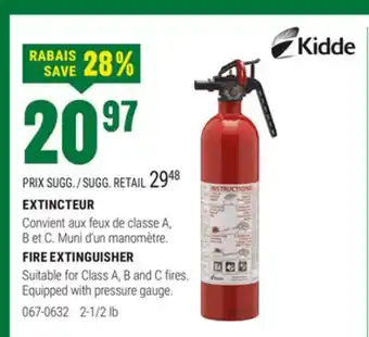 BMR EXTINCTEUR offer