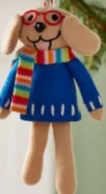 Walmart Felt character ornaments offer