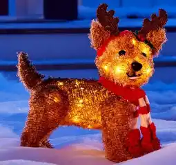 Walmart Holiday Time 24 LED fluffy dog offer