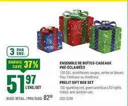 BMR ENSEMBLE DE BOÎTES-CADEAUX PRÉ-ÉCLAIRÉES offer