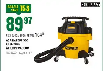 BMR ASPIRATEUR SEC ET HUMIDE offer