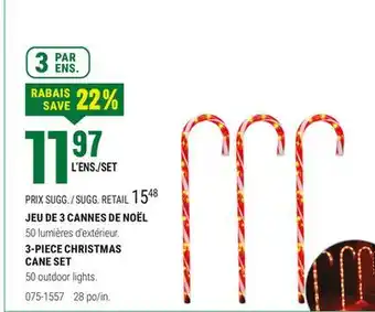 BMR JEU DE 3 CANNES DE NOËL offer