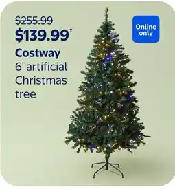 Walmart Costway 6' artificial Christmas tree offer
