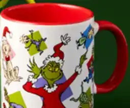 Walmart Grinch stemless glass or ceramic mug offer