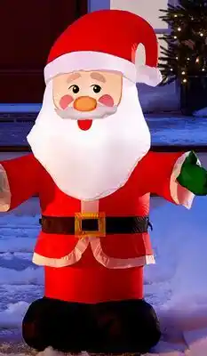 Walmart Holiday Time 4' Santa inflatable offer