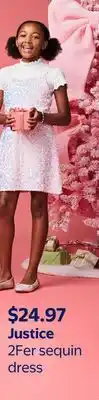 Walmart Justice 2Fer sequin dress offer