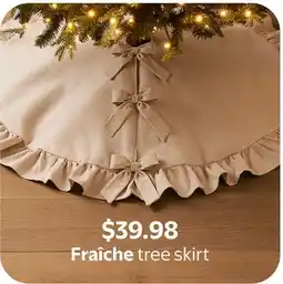 Walmart Fraîche tree skirt offer