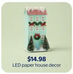 Walmart LED Paper House Decor offer