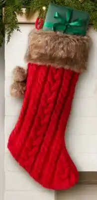 Walmart Cable knit stockings offer