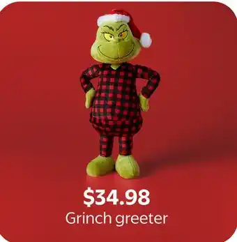 Walmart Grinch Greeter offer