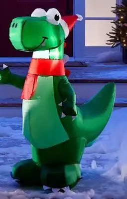 Walmart Holiday Time 4' Dinosaur Inflatable offer