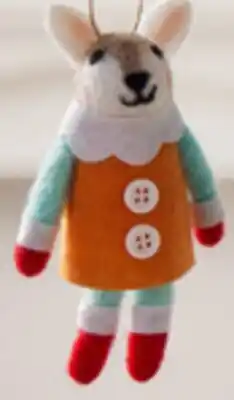 Walmart Felt character ornament offer