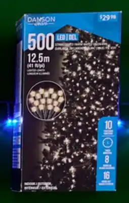 Walmart Danson Decor 500-count LED holiday lights offer