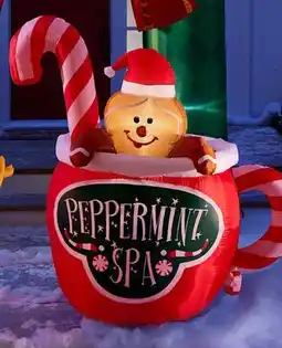 Walmart Holiday Time 5' Gingerbread spa inflatable offer