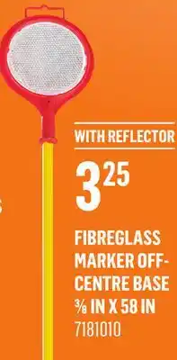 Canac Fibreglass Marker Off-centre base offer