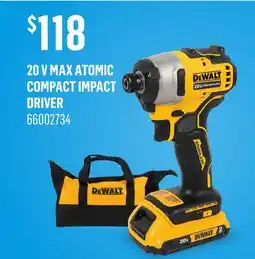 Canac 20 V Max Atomic Compact Impact Driver offer