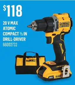 Canac 20 V MAX Atomic Compact 1/2in Drill-driver offer