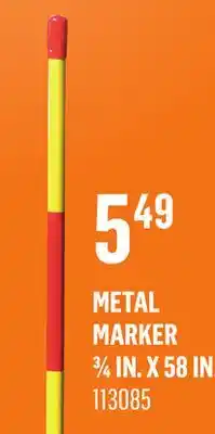 Canac Metal Marker 3/4 in. x 58 in offer