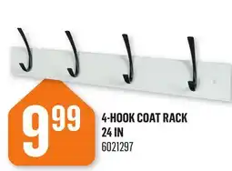 Canac 4-Hook Coat Rack 24in offer