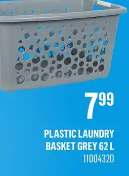 Canac Plastic Laundry Basket Grey 62 L offer