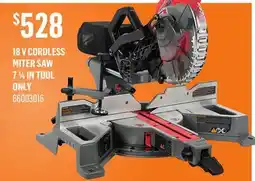 Canac 18 V Cordless Miter Saw 71/4in Tool Only offer