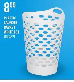 Canac Plastic Laundry Basket White 65L offer