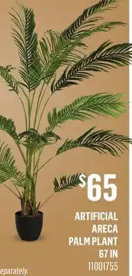 Canac Artificial Areca Palm Plant offer