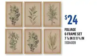 Canac Foliage 6-Frame Set 7 7/8inx11 3/4in offer