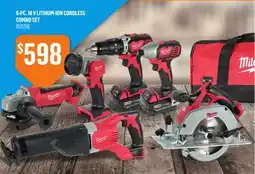 Canac 6-Pc. 18 V Lithium-Ion Cordless Combo Set offer