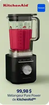 Walmart Mélangeur Pure Power de KitchenAid offer
