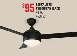 Canac LED Calibre Ceiling Fan Black 48 in offer