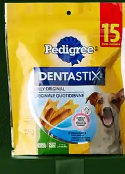 Walmart Gâteries Dentastix Pedigree pour chiens offer