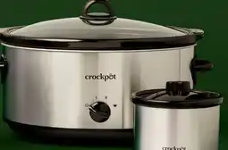 Walmart Mijoteuse Crockpot en acier inoxydable avec réchaud Little Dipper offer