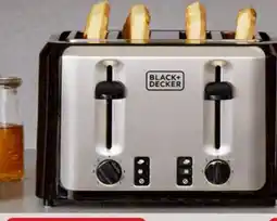 Walmart Grille-pain Black+Decker 4 tranches à fentes très larges offer