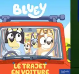 Walmart Livre Le trajet en voiture Bluey offer
