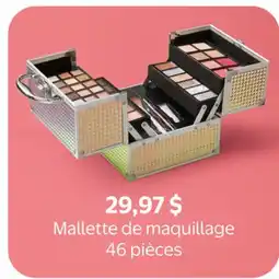 Walmart Mallette de maquillage 46 pieces offer