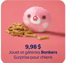 Walmart Jouet et gâteries Bonkers Surprise pour chiens offer