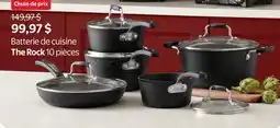 Walmart Batterie de cuisine The Rock 10 pièces offer