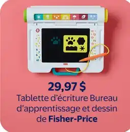 Walmart Tablette d'écriture Bureau d'apprentissage et dessin de Fisher-Price offer