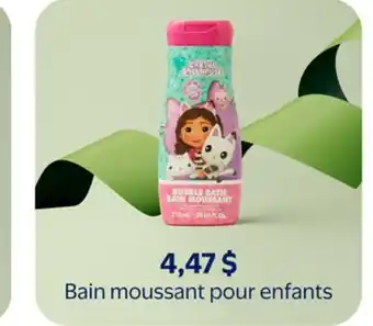 Walmart Bain moussant pour enfants offer