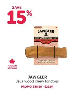 Mondou JAWGLER Java wood chew for dogs offer