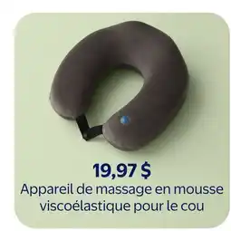 Walmart Appareil de massage en mousse viscoélastique pour le cou offer