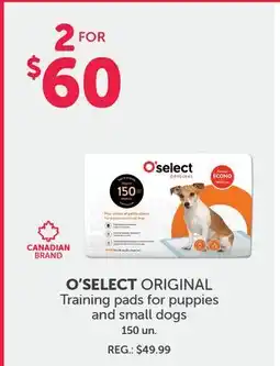 Mondou O'SELECT ORIGINAL Training pads for puppies and small dogs offer