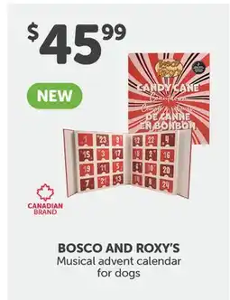 Mondou BOSCO AND ROXY'S Musical advent calendar for dogs offer
